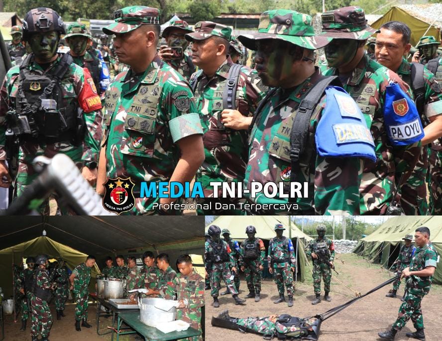 Aslat Kasad Tinjau Latihan Ancab YTP 411/Pandawa