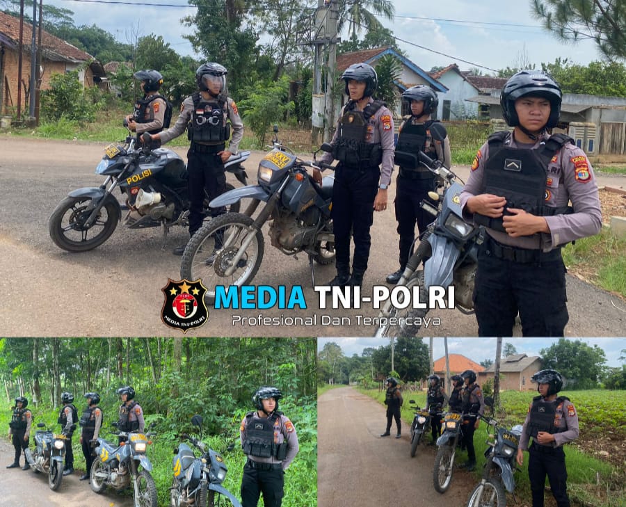 Antisipasi Gangguan Kamtibmas Hari Minggu, Sat Samapta Polres Lampung Utara Intensif Patroli Bermotor