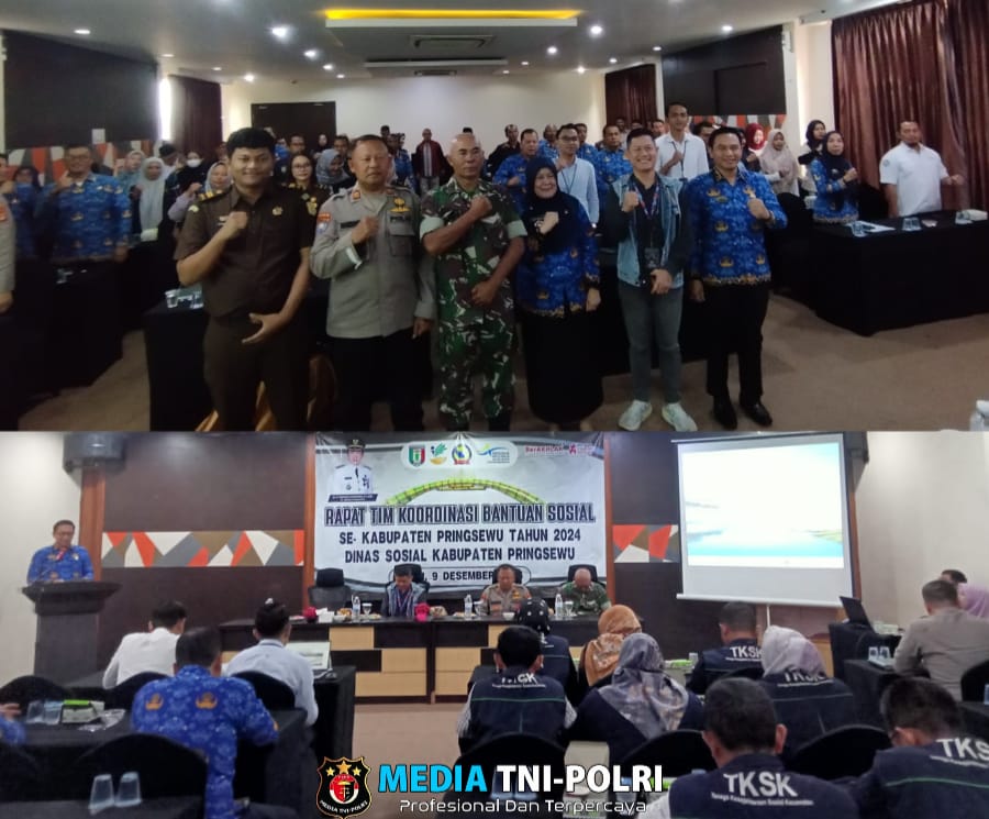Dinsos Adakan Rapat Koordinasi Bantuan Sosial Se-Kabupaten Pringsewu Tahun 2024.