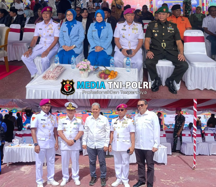 Wadan Lantamal XIV Sorong Hadiri Upacara HUT ke-2 Provinsi Papua Barat Daya