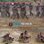 Demontrasi Beladiri Chadrick Pasmar 3, Tampil Memukau di Grasstrack Pangkoarmada III Championship 2024