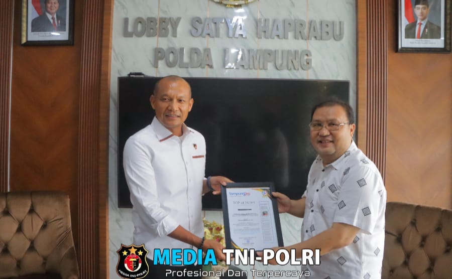 Ditreskrimum Polda Lampung Raih Penghargaan Top of News atas Pengungkapan Kasus Penipuan Petani Senilai Rp10 Miliar