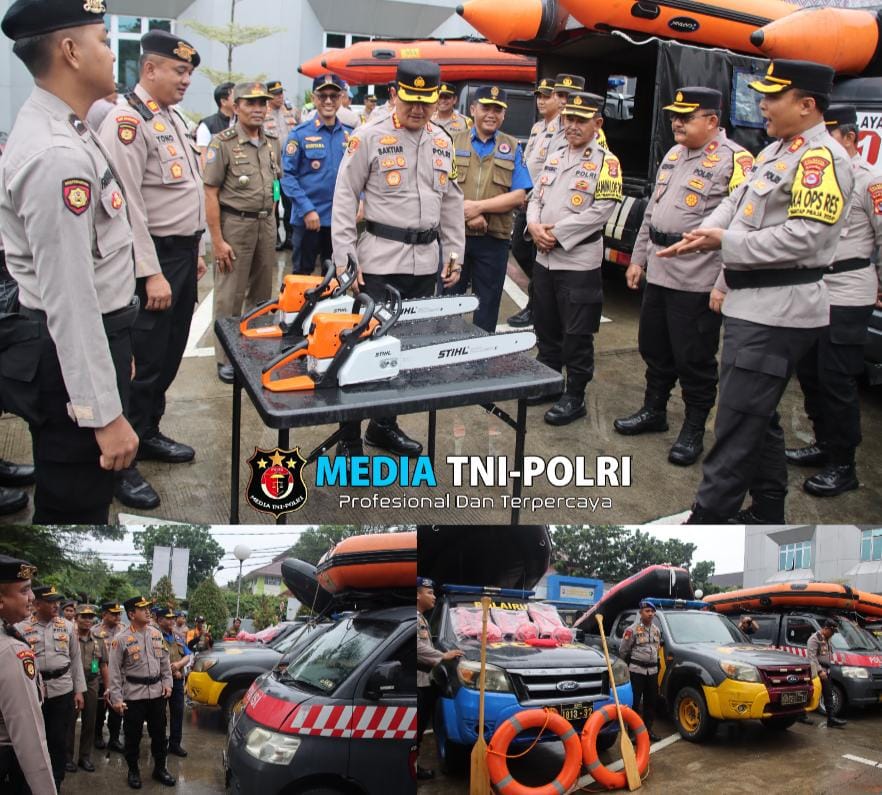 Hadapi Cuaca Ekstrem, Kapolresta Tangerang Pimpin Apel Kesiapsiagaan Penanggulangan Bencana Alam
