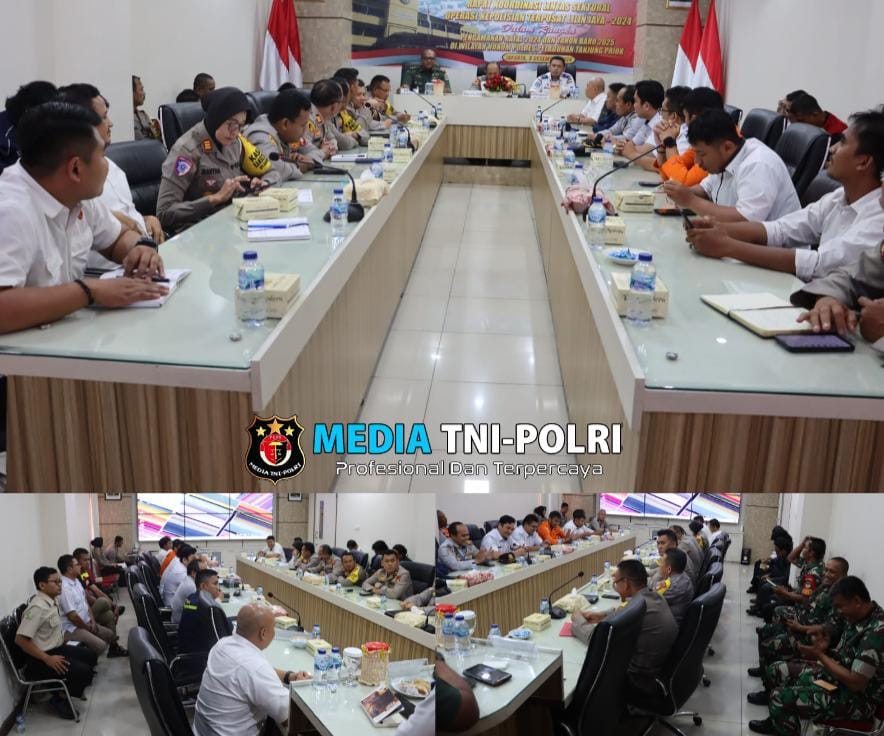 Polres Pelabuhan Tanjung Priok, Gelar Rakor Lintas Sektoral Operasi Lilin Jaya 2024
