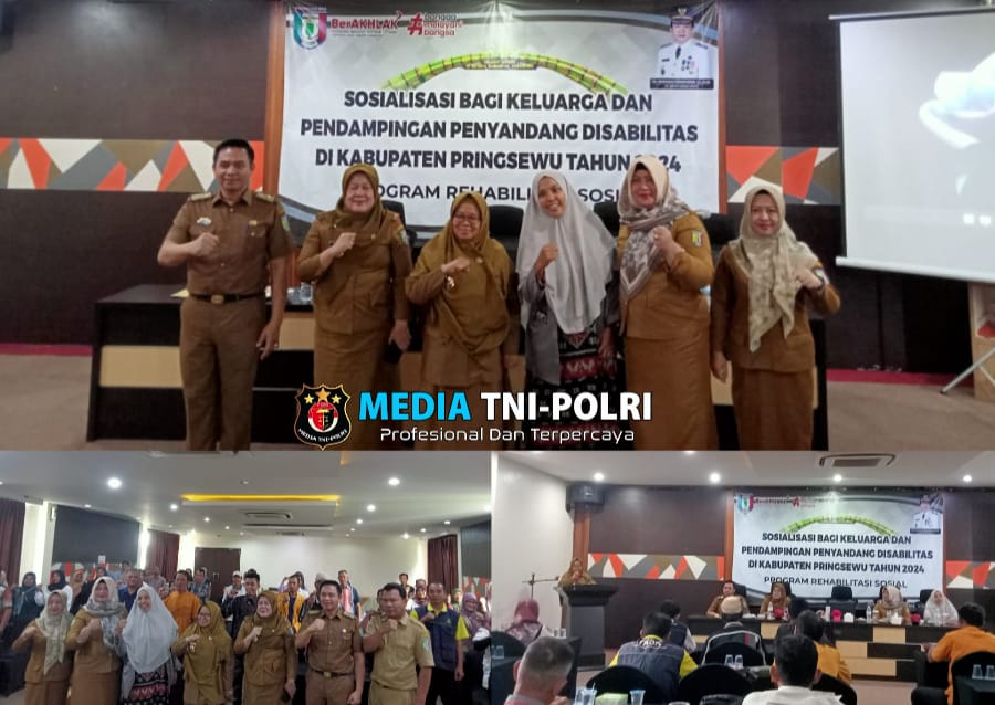 Dinsos Sosialisasikan Bagi Keluarga dan Pendamping Penyandang Disabilitas di Kabupaten Pringsewu Tahun 2024