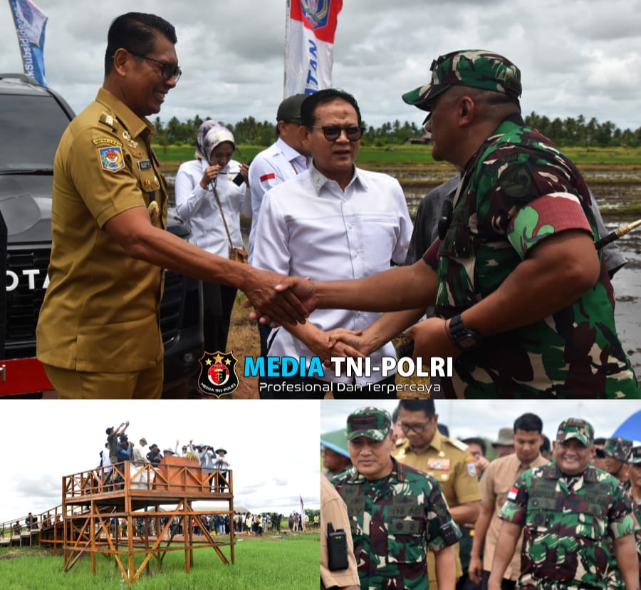 Letkol Inf Johny Nofriady Sambut Kunker Komisi IV DPR RI Panen Raya di Merauke