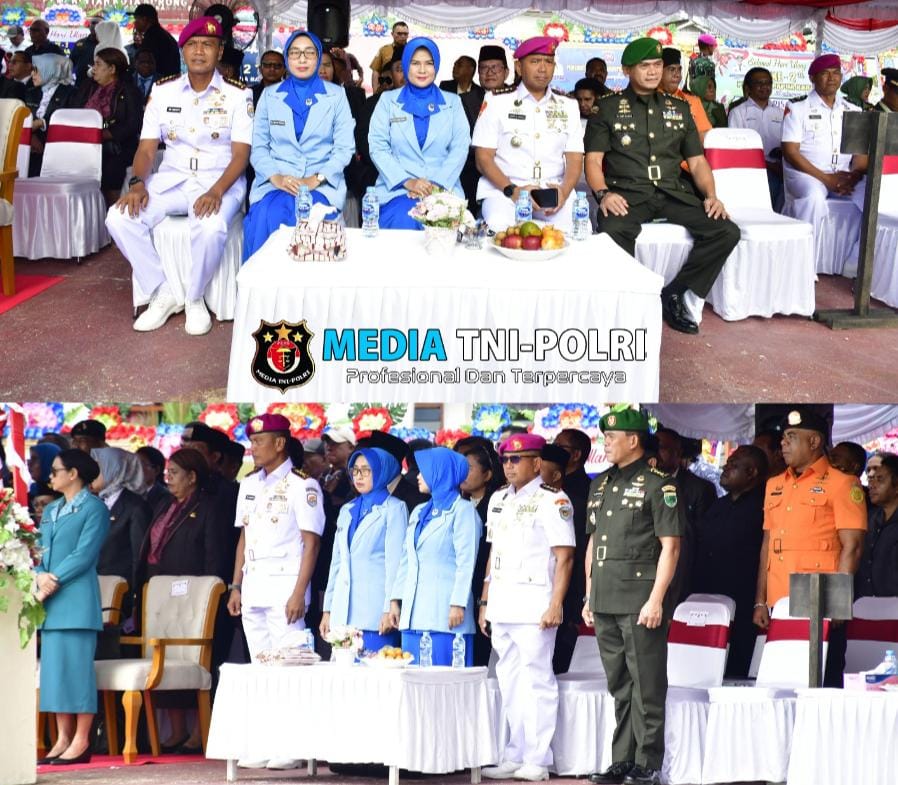 Wadan Pasmar 3 Hadiri Upacara HUT Ke-2 Provinsi Papua Barat Daya