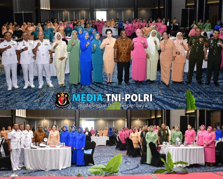 Wadan Pasmar 3 Hadiri Acara Puncak Peringatan HUT Dharma Wanita Persatuan Ke-25 Tahun 2024