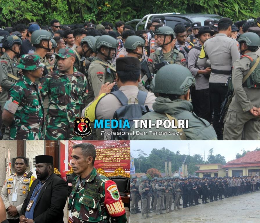 548 Personil Polri Sukses Amankan Rapat Pleno Terbuka di Kabupaten Maybrat
