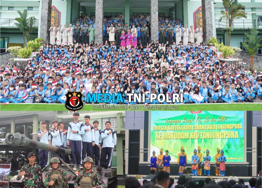 Pangdam XII/Tpr Bernyanyi dan Joget Komando Bersama Ribuan Anak-anak