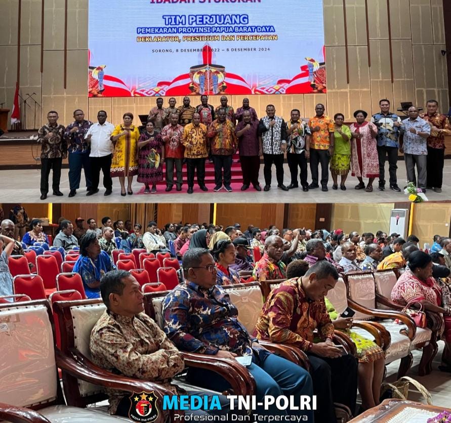 Ibadah Syukuran Bersama Tim Perjuangan Pemekaran Provinsi Papua Barat Daya