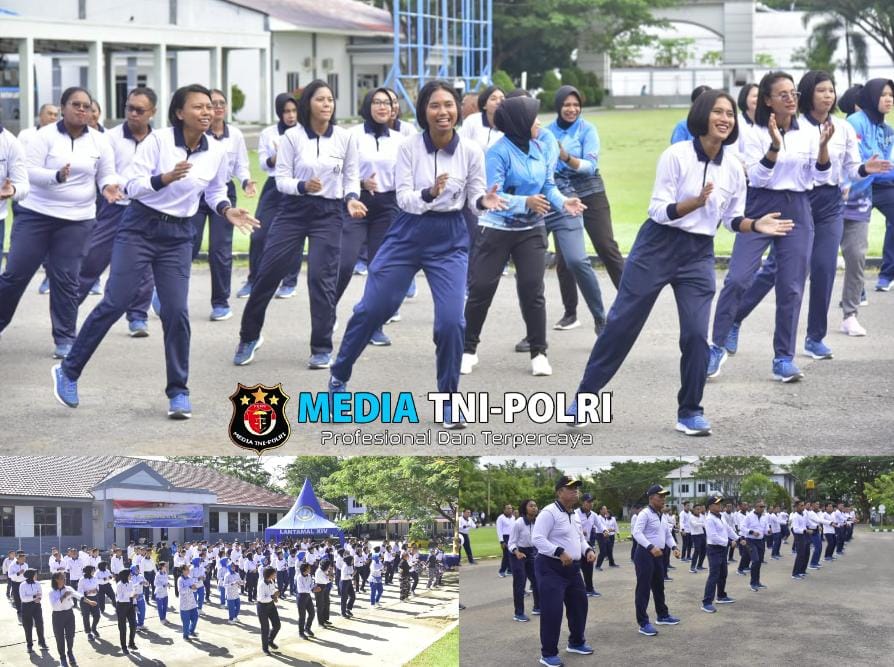 Semarakan HUT Ke-62, Kowal Wilayah Sorong Adakan Olahraga Bersama