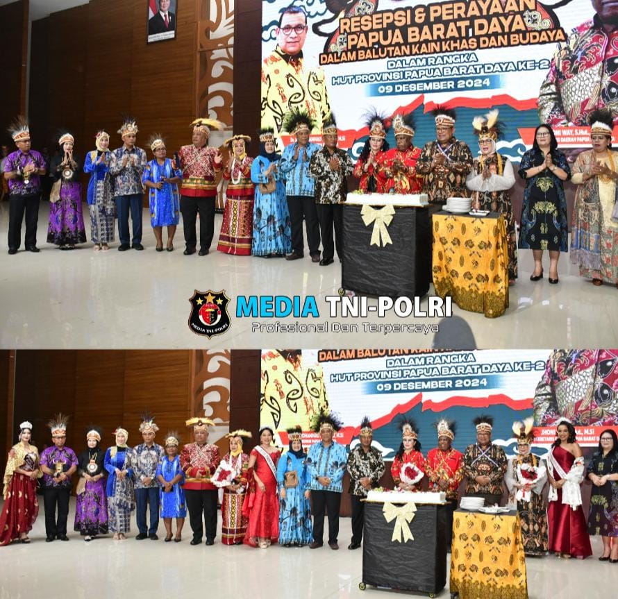 Sukses Perayaan HUT Papua Barat Daya Ke-2, Wadan Pasmar 3 Hadiri Malam Resepsi