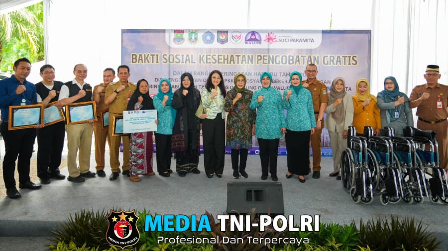 Ketum TP PKK Tinjau Bakti Sosial Kesehatan dan Pengobatan Gratis di Kabupaten Tangerang