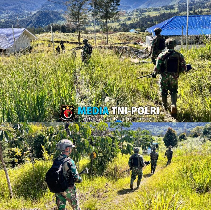 Satgas Mobile Yonif 323 Buaya Putih Kostrad Lumpuhkan 2 OPM di Distrik Sinak