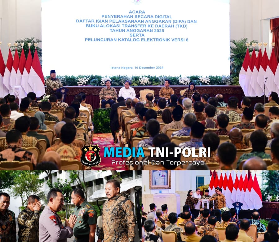 Panglima TNI Hadiri Acara Penyerahan Secara Digital Daftar Isian Pelaksanaan Anggaran