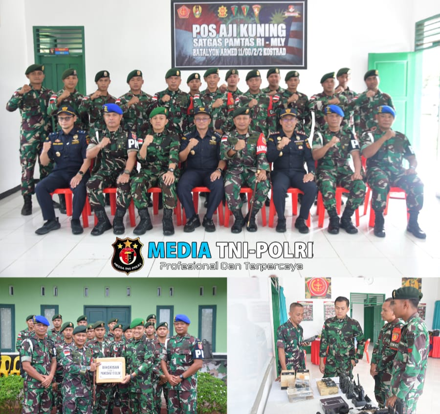 Pelaksanaan Kegiatan Wasgiat Ops Pamtas oleh Kodam VI/Mlw di Perbatasan Indonesia-Malaysia