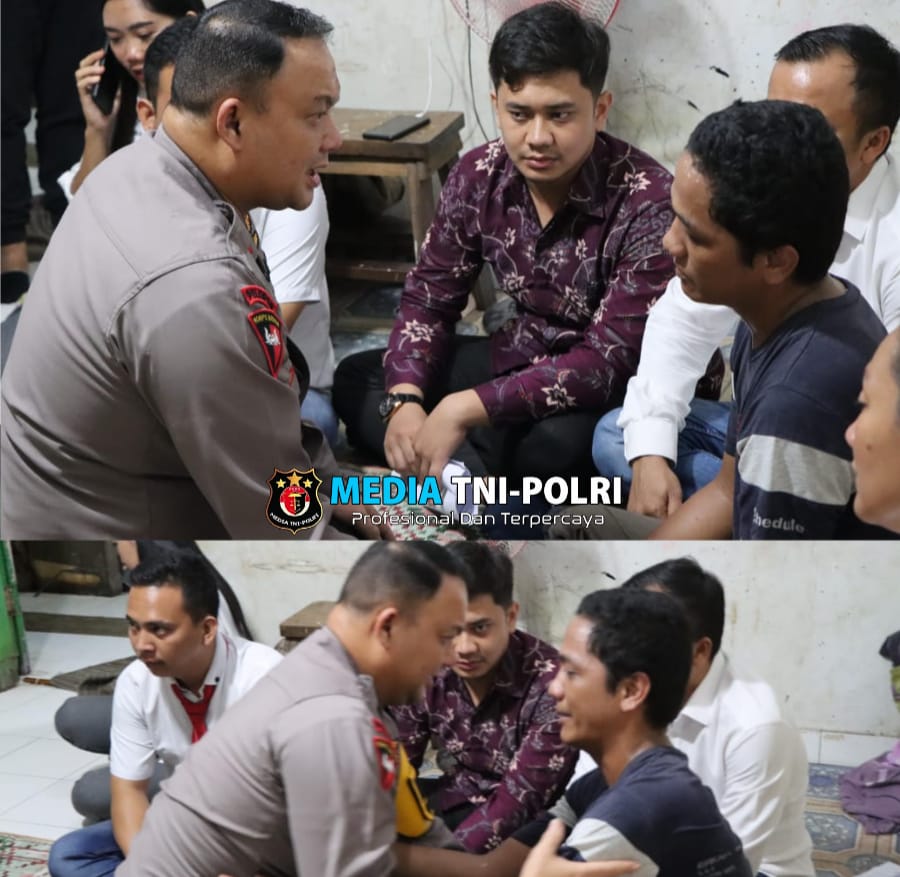 Wakapolrestabes Medan Kunjungi Orangtua Tiga Abang Adik Korban Penikaman Tetangga