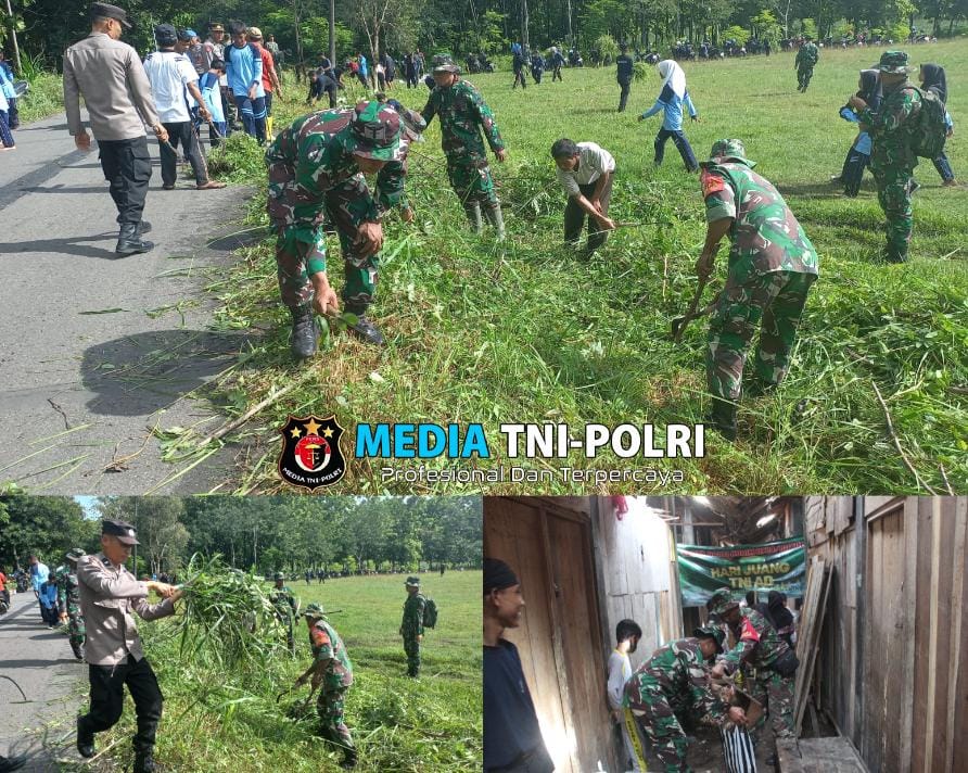 Hari Juang TNI AD, Karya Bakti Kodim Boyolali Sasar Pasar Dan Lapangan Guwo