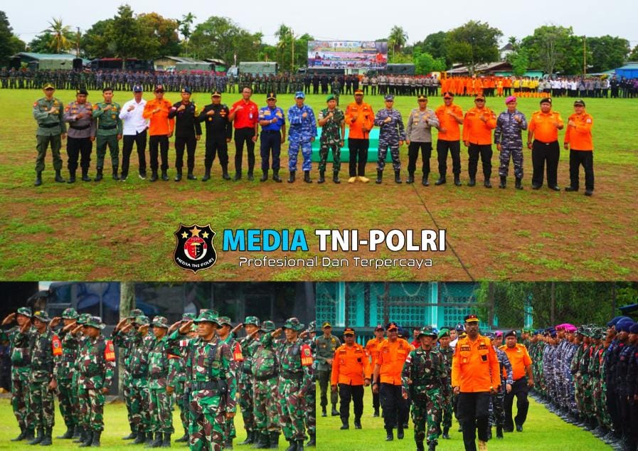 Puluhan  Anggota Kodim 1707/MERAUKE Ikuti Apel Kesiapsiagaan Bencana