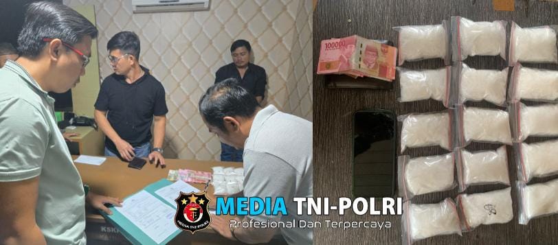 Polda Lampung Gagalkan Penyelundupan 1,5 Kg Sabu, Empat Pelaku Ditangkap