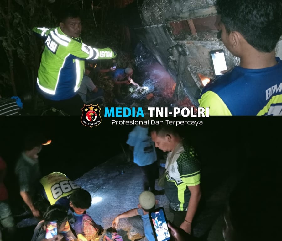 Bus Angkut 8 Orang Masuk Jurang dan Terbakar di Pesisir Barat, 3 Orang Meninggal Dunia