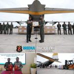 TNI Kerahkan Pesawat TNI AU Kirimkan Bansos untuk Korban Erupsi Gunung Lewotobi Laki-Laki di NTT