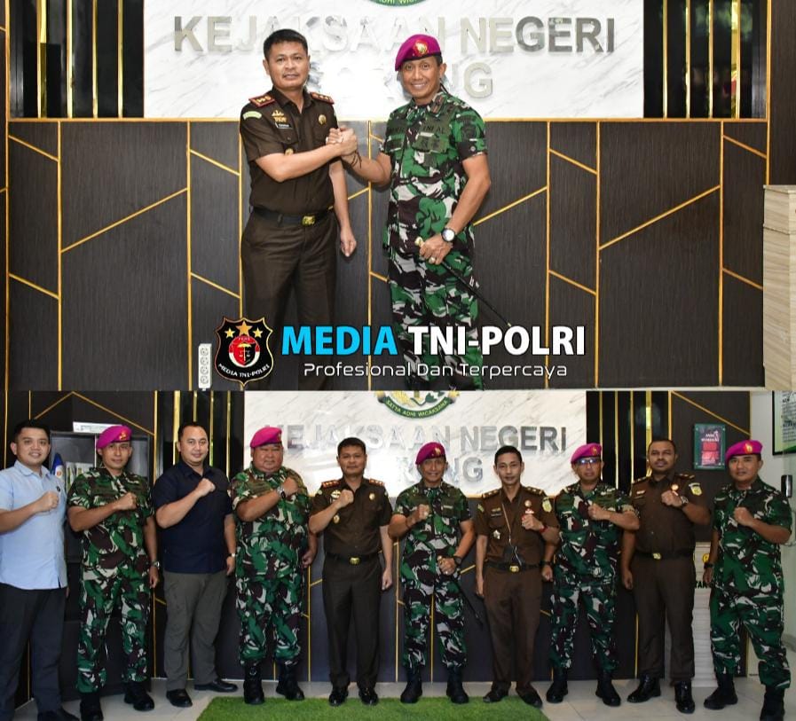 Komandan Pasmar 3 Laksanakan Courtesy Call Ke Kejari Kota Sorong