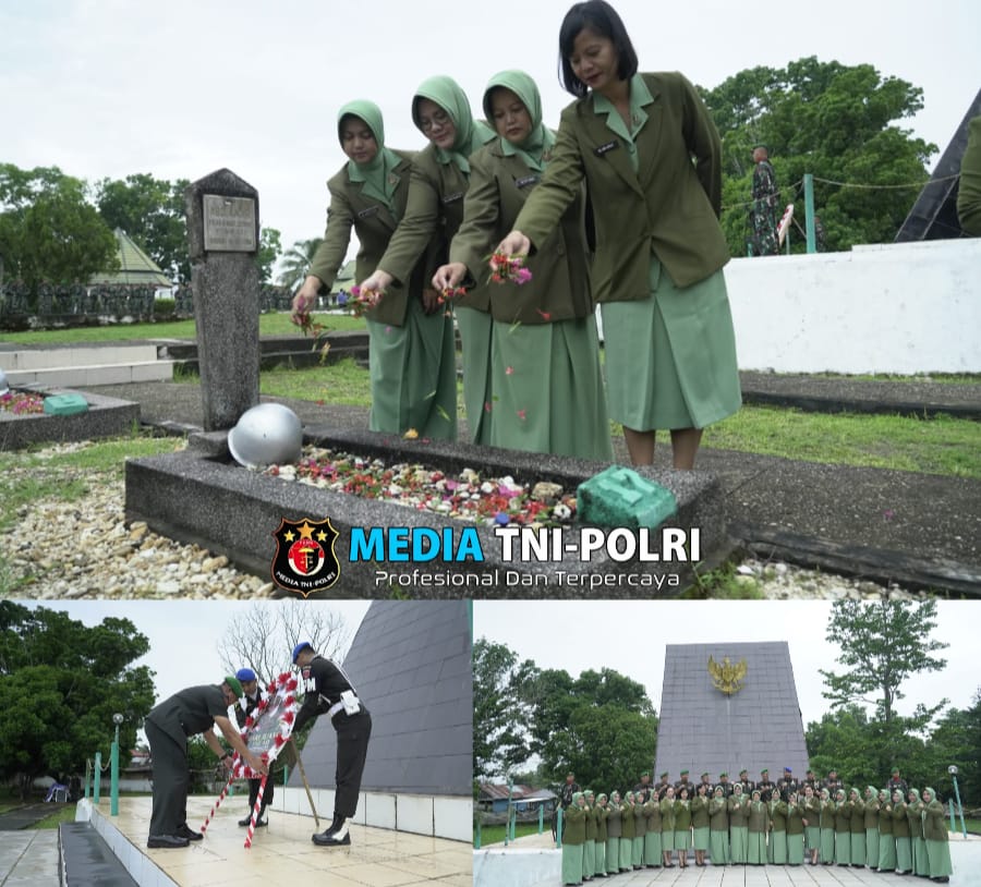 Jelang Hari Juang TNI AD, Korem 143/HO Gelar Ziarah dan Tabur Bunga di TMP Watubangga