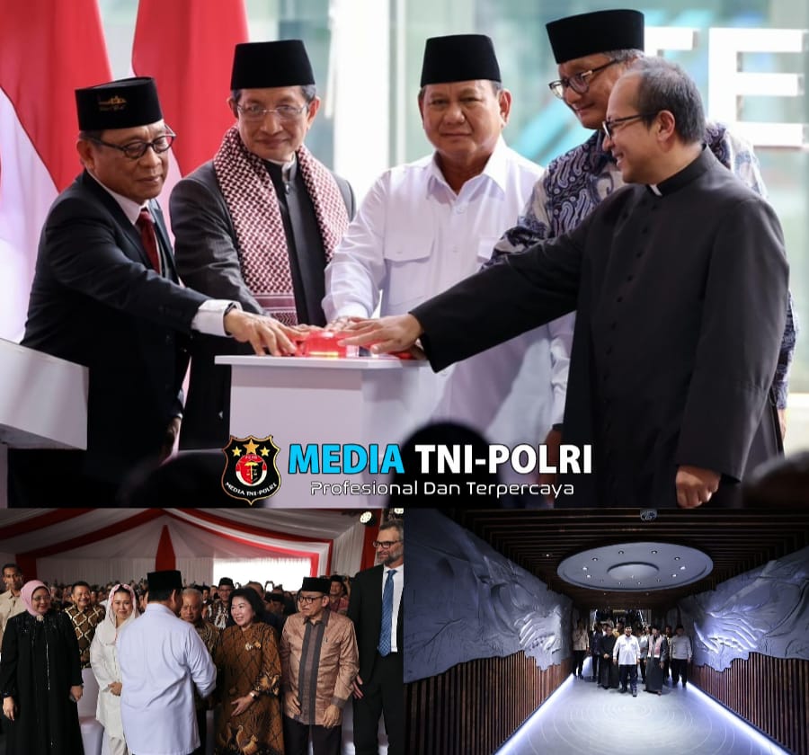 Presiden Prabowo Resmikan Terowongan Silaturahim, Simbol Kerukunan Antar umat Beragama