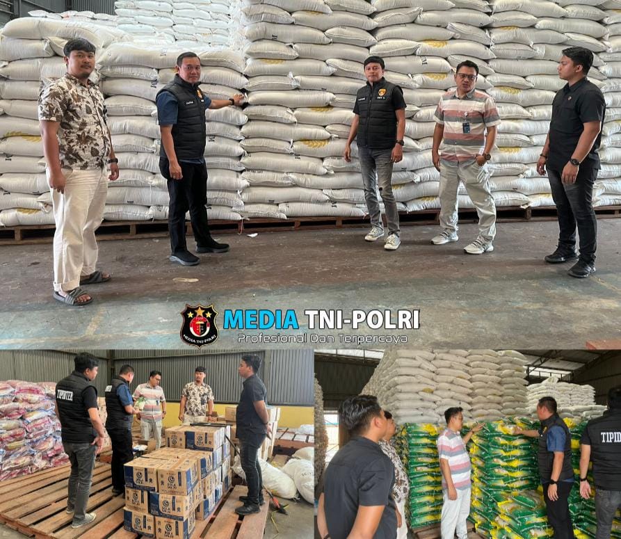 Satgas Pangan Polres Tulang Bawang Barat Pastikan Ketersedian Bahan Pokok Jelang Nataru di Gudang Bulog