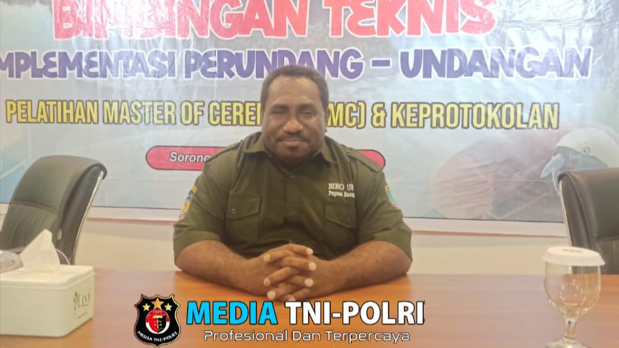 Penutupan Bimbingan Teknis Implementasi Perundang-undangan dan Pelatihan Keprotokolan Se-provinsi Papua Barat Daya.