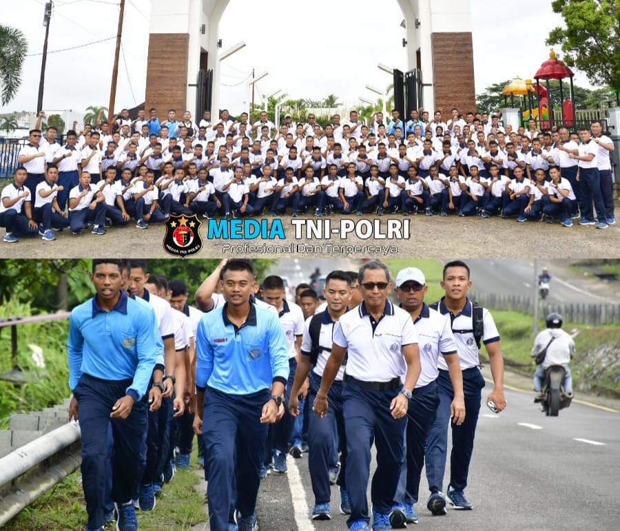 Jumat Sehat, Denmako Pasmar 3 Laksanakan Olahraga Bersama