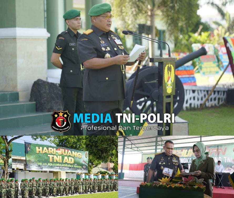 Danrem 143/HO Pimpin Upacara Peringatan Hari Juang TNI di Makorem 143/HO