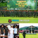 Dandim 1707/Merauke dan Anggota Mengikuti Upacara Hari Juang TNI AD ke-79