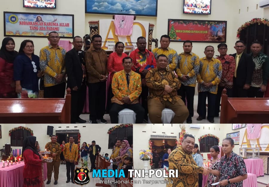 Ibadah Perayaan Natal Kerukunan Keluarga Maluku Utara (KKMU) Ke-1 di Provinsi Papua Barat Daya Tahun 2024