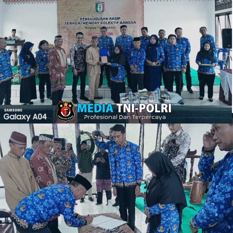 Manuskrip Kuno Tiuh Tuha Margakaya Diserahkan Kepada Lembaga Kearsipan Daerah Kabupaten Pringsewu