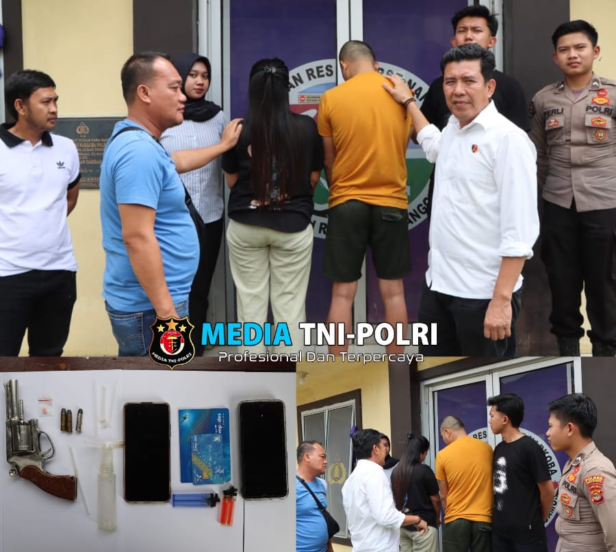 Satresnarkoba Polres Tanggamus Ungkap Peredaran Narkotika dan Pelaku Senjata Api di Kota Agung