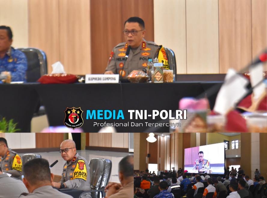 Polda Lampung Gelar Rakor Operasi Lilin Krakatau 2024, Siapkan Pengamanan Nataru