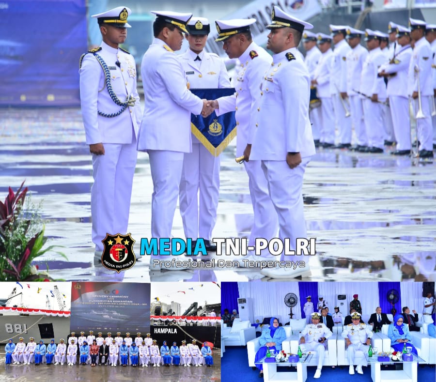 Kasal Serahkan KRI Hampala-880 dan KRI Lumba-Lumba-881 kepada Pangkoarmada III dalam Upacara Peresmian di Dermaga Sunda Kelapa