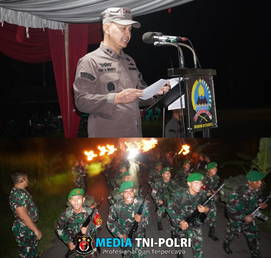 Kajari Boyolali Pimpin Serah Terima Peleton Beranting Yudha Wastu Pramuka Jaya di Wonosegoro