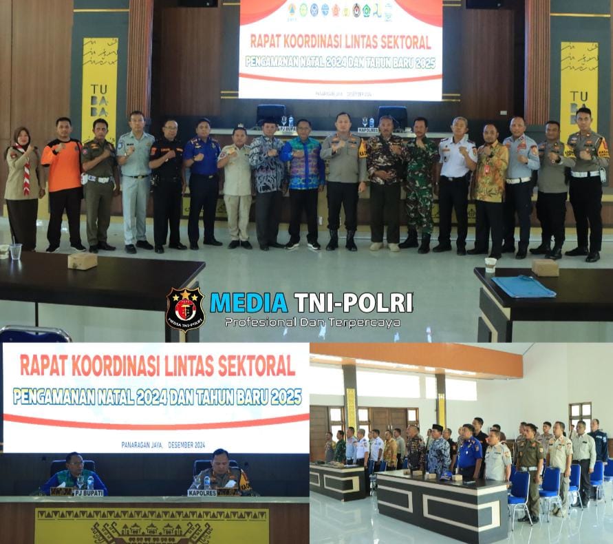 Jelang Perayaan Nataru,Polres Tulang Bawang Barat Gelar Rakor Lintas Sektoral Ops Lilin Samrat 2024