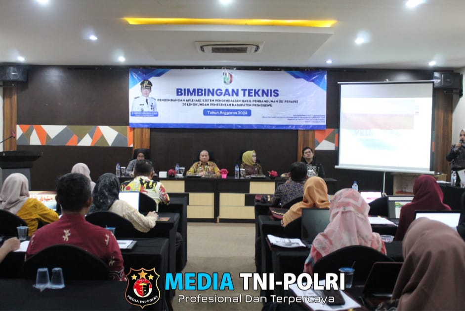 Pemkab Pringsewu Gelar Bimtek Pengembangan Aplikasi Sistem Pengendalian Hasil Pembangunan