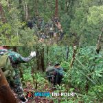 Satgas Yonzipur 5/ABW Patroli Menyisir Taman Nasional Betung Kerihun