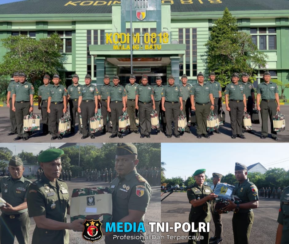 Penyerahan Kaporlap: Simbol Perhatian dan Dukungan KASAD untuk Prajurit Kodim 0818