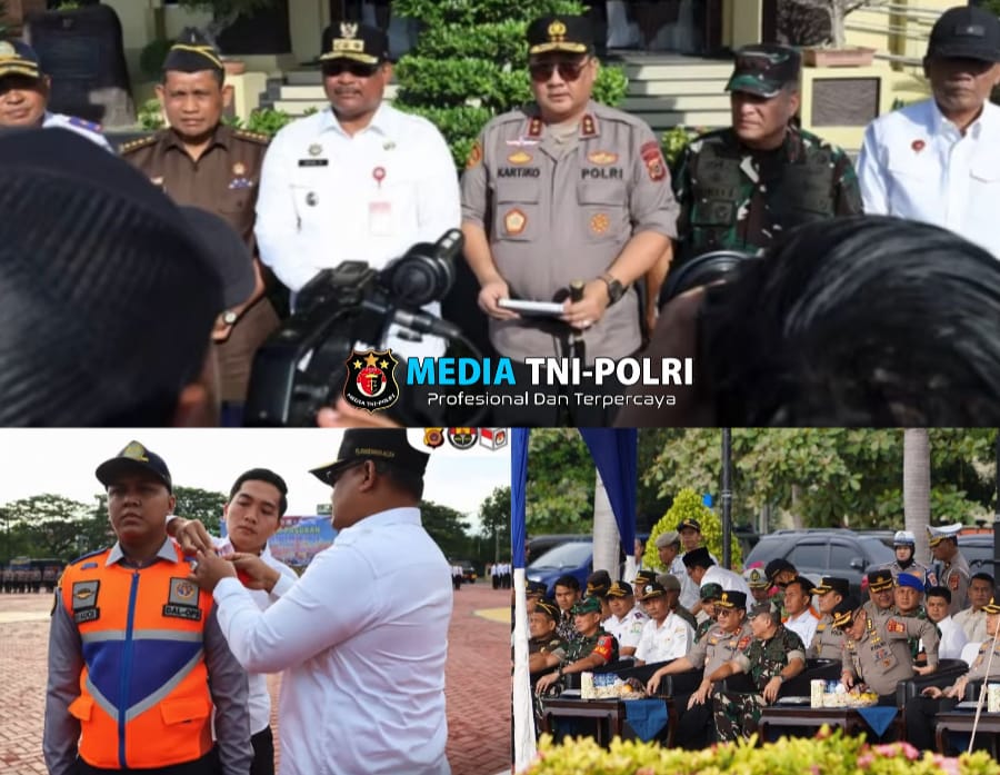 Pangdam IM Hadiri Apel Gelar Pasukan Operasi Lilin Seulawah 2024 di Banda Aceh.