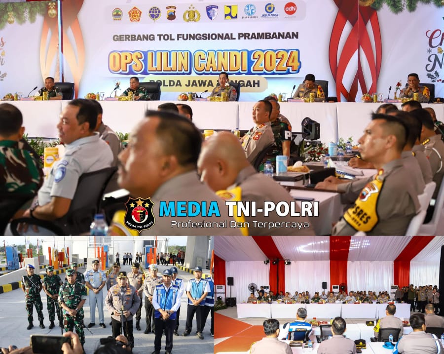 Panglima TNI bersama Kapolri Tinjau Kesiapan Arus Mudik Nataru 2025 di Tol Prambanan