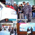 Wujud Sinergitas, Bank BNI Hibahkan 1 Unit Mobil Ambulans Ke Koarmada III