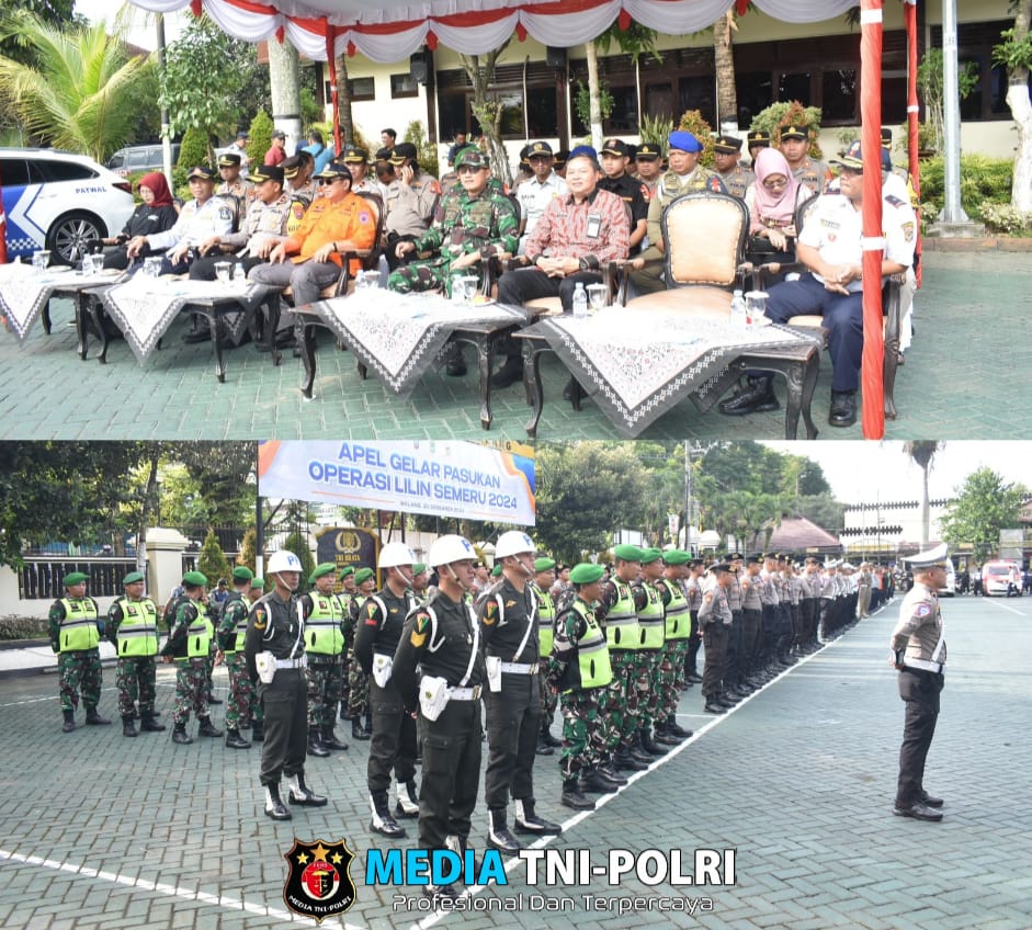 Dandim 0818/Malang-Batu Hadiri Apel Gelar Pasukan Operasi Lilin Semeru 2024 untuk Keamanan Natal dan Tahun Baru