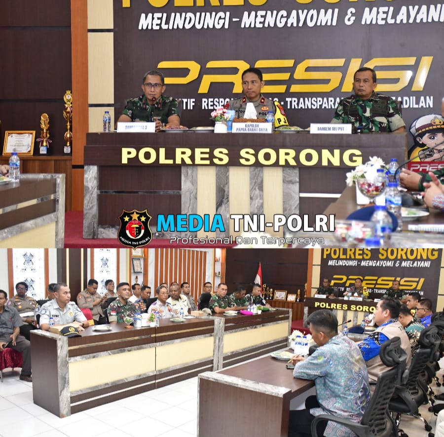 Pengamanan Nataru, Komandan Pasmar 3 Ikuti Rakor Lintas Sektoral Operasi Lilin Mansinam Papua Barat Daya 2024